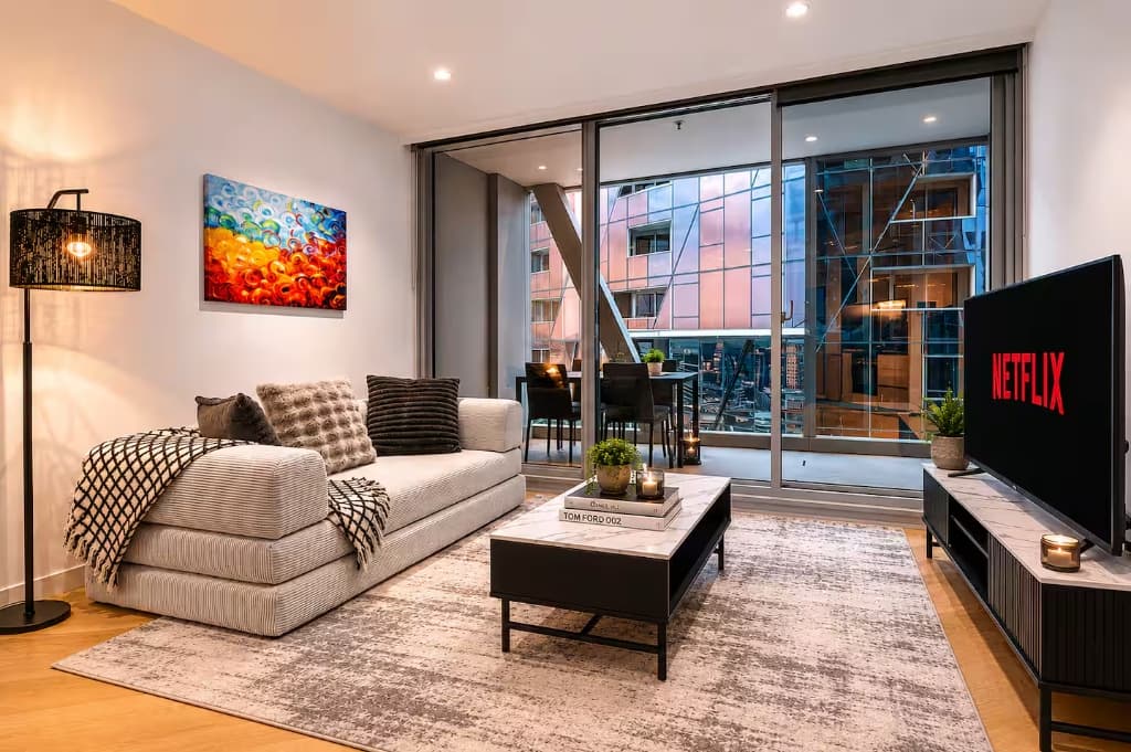 2-Bedroom Melbourne CBD Apartment at West Side Place